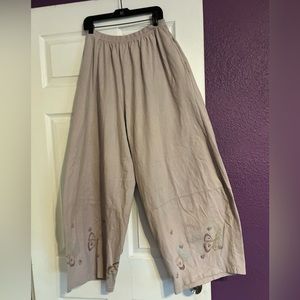 Blue Fish women’s vintage Lagenlook pants size 1